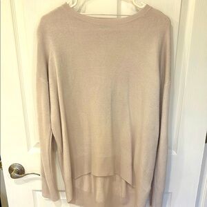 Apt. 9 Cream gray Crewneck Sweater Soft Knit Casual Sz M medium​